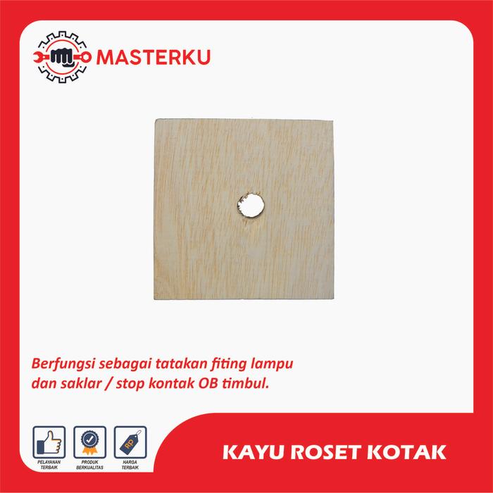 Gambar Fiting Plafon Panasonic (Kotak Putih) / Fitting Lampu Plafon - kayu roset kotk dari Masterku Teknik undefined Tokopedia