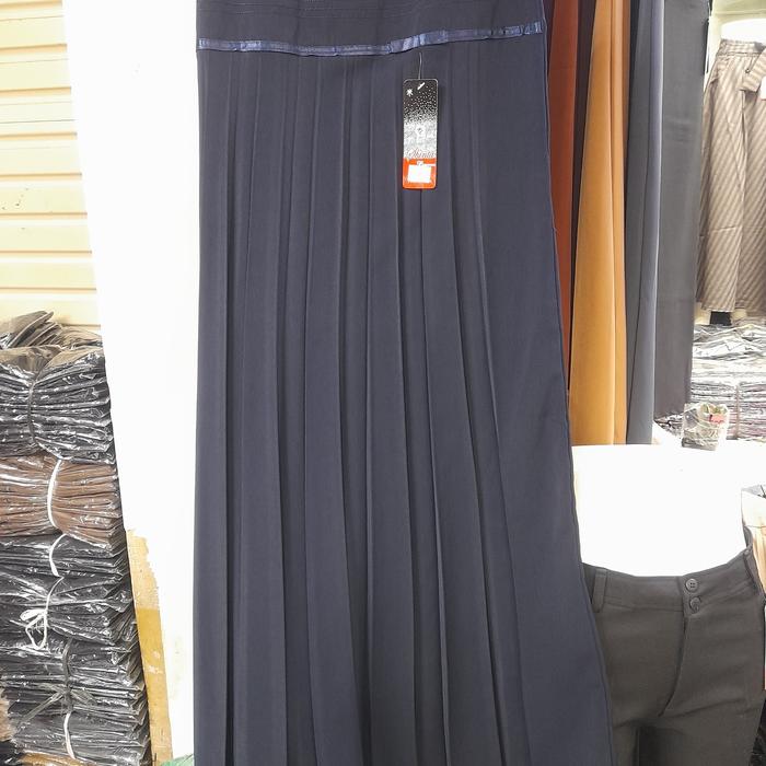 Gambar rok kerja wanita muslimah size jumbo grosir murah - dongker, 5L dari tejepe undefined Tokopedia