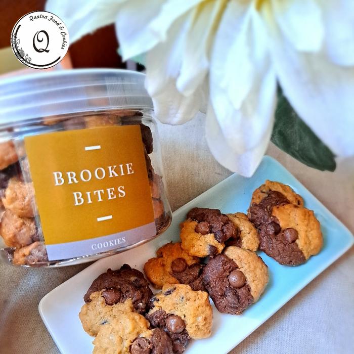 Gambar Brookie Bites , mini cookies in jar, crunchy cookies - 600ml dari Quatra undefined Tokopedia