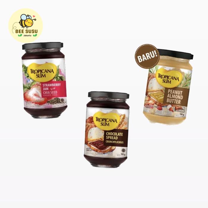 Gambar Tropicana Slim Selai 1 Jar Coklat / Strawberry / Kacang - Strawberi dari BEE SUSU. undefined Tokopedia