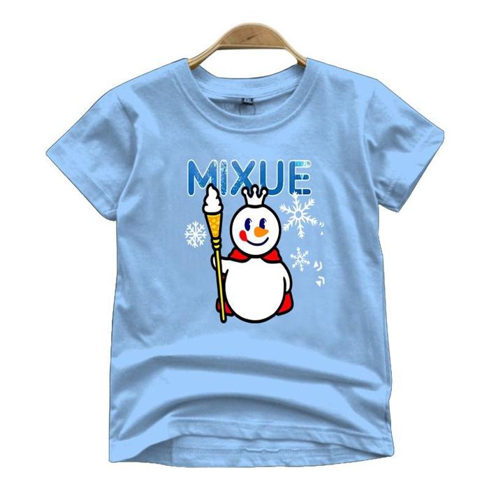 Gambar kaos anak anak motif mixue - Biru MXUE, M dari NeatShop Bandung undefined Tokopedia
