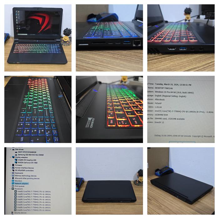 Core I7 Geforce 1060 Laptop Jual Aftershock Gaming Laptop Bandel