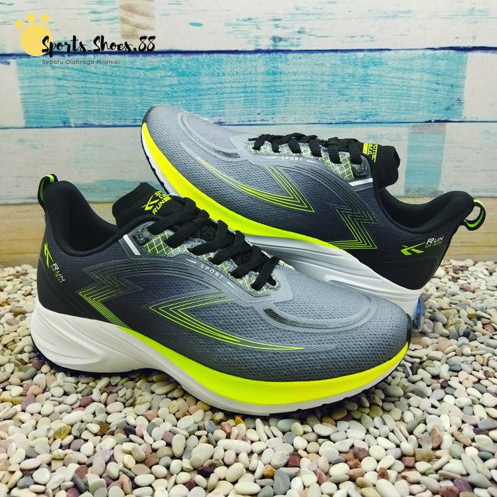 Gambar SPOTEC SEPATU RUNNING ARTIKEL OMEGA - ABU/HIJAU CERAH, 37 dari sports shoes.88 undefined Tokopedia