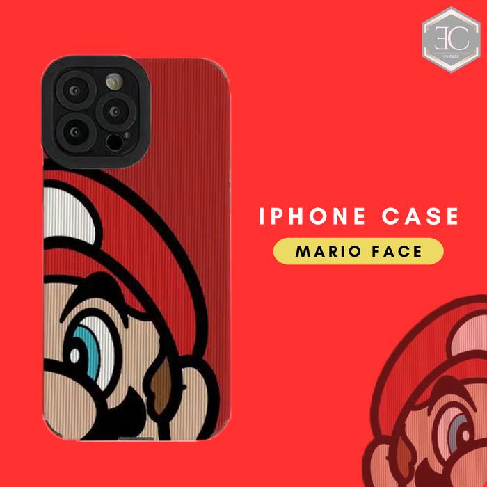 Gambar Casing Iphone 11 12 Pro Promax Plus Mini Model Mario Kartun Lucu Keren - Mario Face, Ip 12 Pro dari En Case undefined Tokopedia