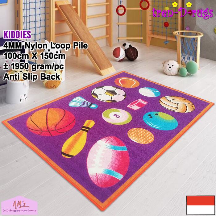 Gambar Tren-D-rugs Karpet puzzle anak karakter bulu anti slip murah NMs - Bola Ungu dari NMs Lets dress up your home undefined Tokopedia