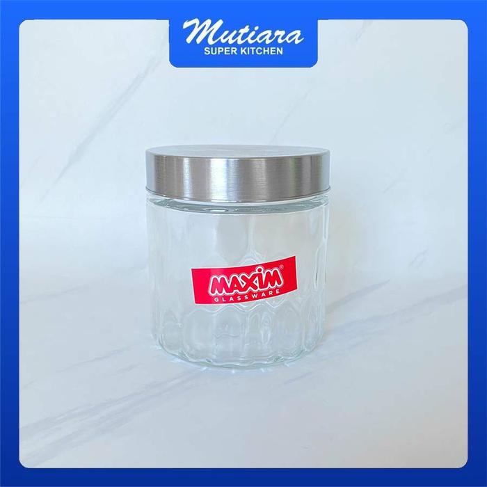 Gambar Toples Kaca/Tople Kue Kering/Toples Makanan - Maxim - Toples 1 dari Mutiara Super Kitchen undefined Tokopedia