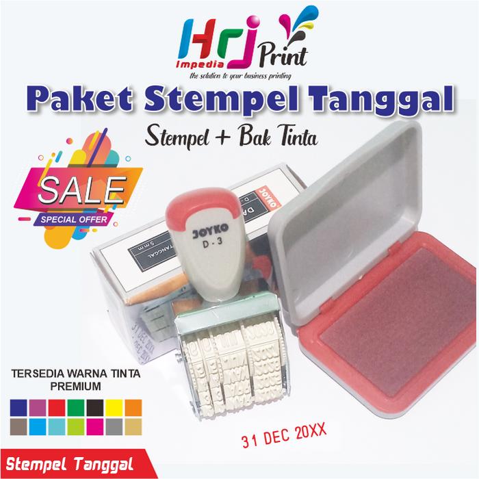 Gambar Jual Stempel Tanggal Bulan Tahun Joyko dari Hrj-Impedia Print undefined Tokopedia