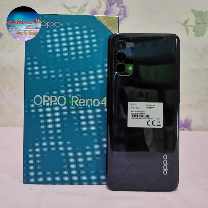 Gambar Oppo Reno 4 8/128GB Hitam Angkasa Second - Hitam dari eko star cell undefined Tokopedia