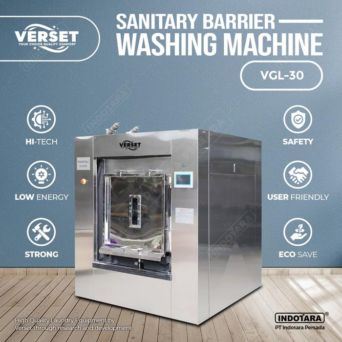 Gambar Sanitary Mesin Cuci Barrier Washer Extractor - Verset - 30 Kgs dari PT. Indotara Persada undefined Tokopedia