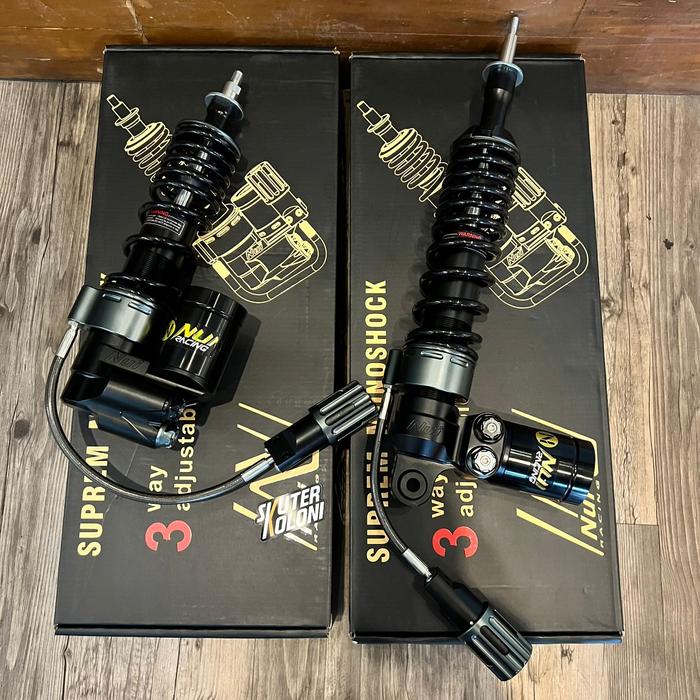 Gambar NU I racing Shock Tabung Adjuster Vespa Sprint Primavera iget abs - Black dari skuterkoloni undefined Tokopedia