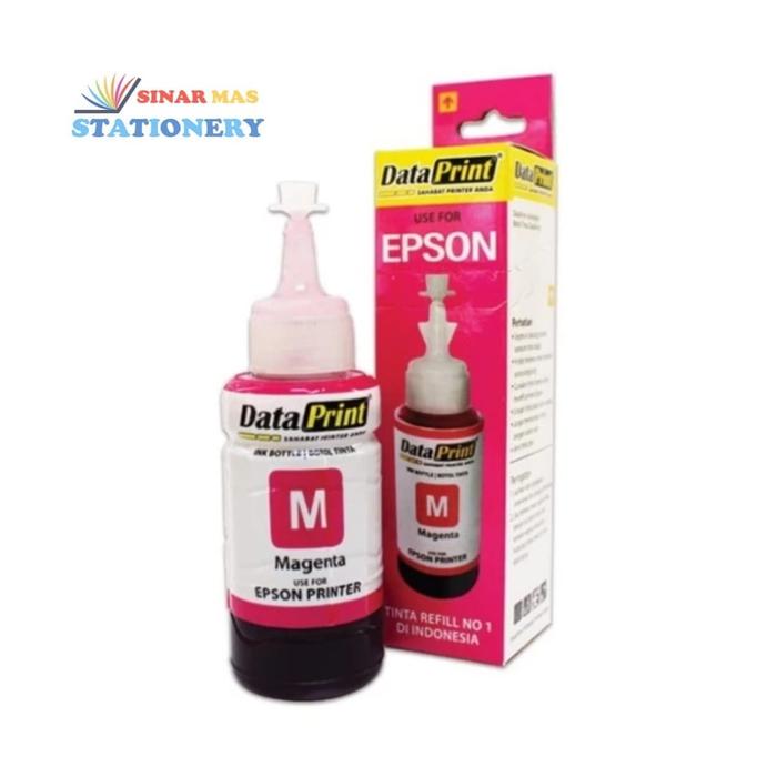 Gambar Tinta Epson 664 Merk Data Print Original Refill Printer Epson 80 ml - Magenta 664 dari SinarMas Stationery undefined Tokopedia