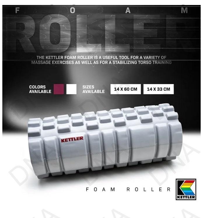 Gambar Foam Roller 14 x 33cm KETTLER - ORIGINAL - Abu-abu dari DNA Sport & Music undefined Tokopedia