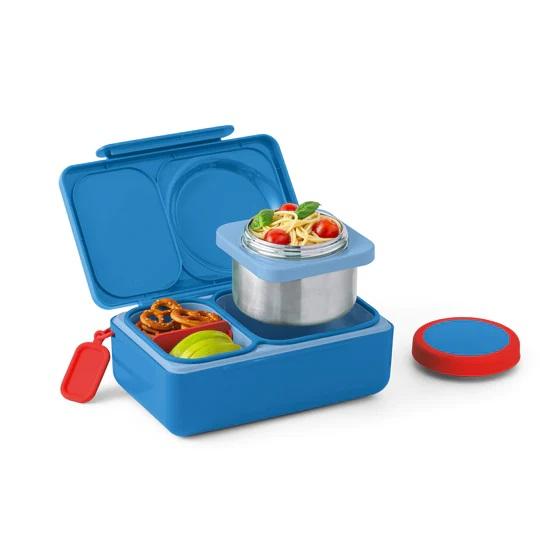 Gambar OmieBox Up Kotak Makan Omie Box - Cosmic Blue dari Thesimplebabyshop undefined Tokopedia