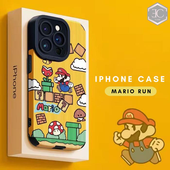 Gambar Casing Iphone 11 12 Pro Promax Plus Mini Model Mario Kartun Lucu Keren - Mario Run, Ip 12 Mini dari En Case undefined Tokopedia