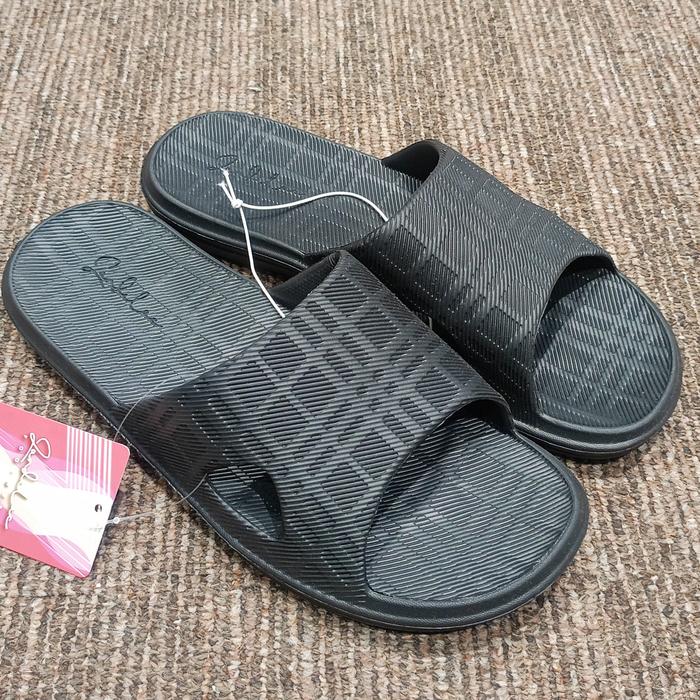 Gambar Sandal Pria Zandilac Selop Laki-Laki Dewasa Sale Fashion - Hitam, 43 dari Raffasilla store undefined Tokopedia
