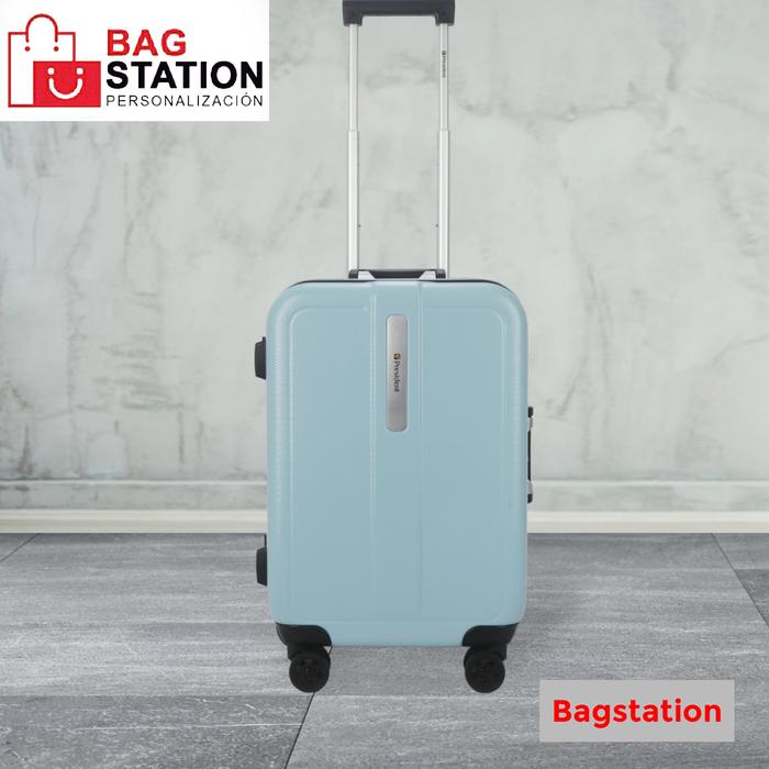 Gambar TAS KOPER CABIN PRESIDENT 5559 ORIGINAL 20 IN TSA TAS TRAVEL 4 RODA - Pastel Blue dari BAGSTATION.ID undefined Tokopedia