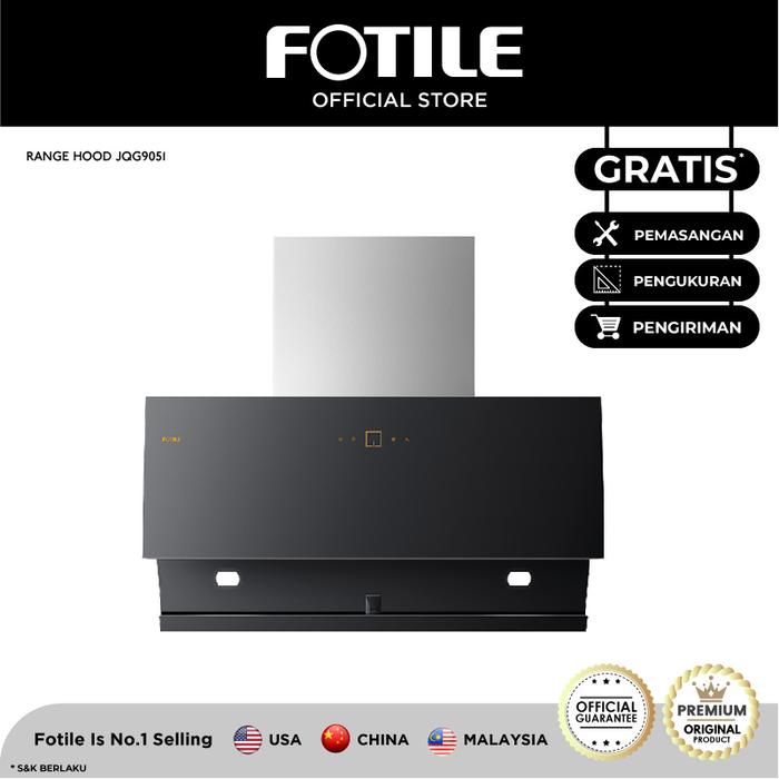 Gambar FOTILE Range Hood - JQG9051 - Infrared Sensor + Touch Function dari Fotile Indonesia undefined Tokopedia