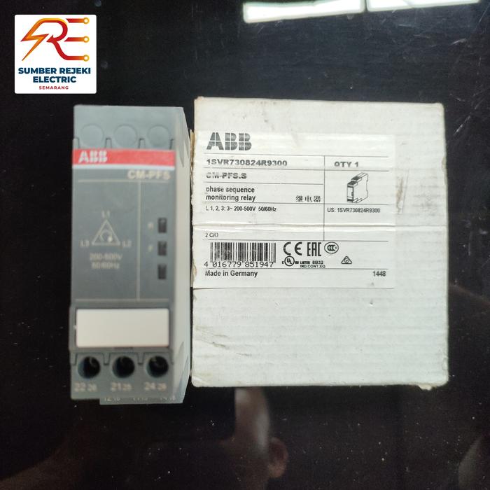 Jual ABB CM-PFS.S 1SVR730824R9300 phase sequence monitoring relay ...