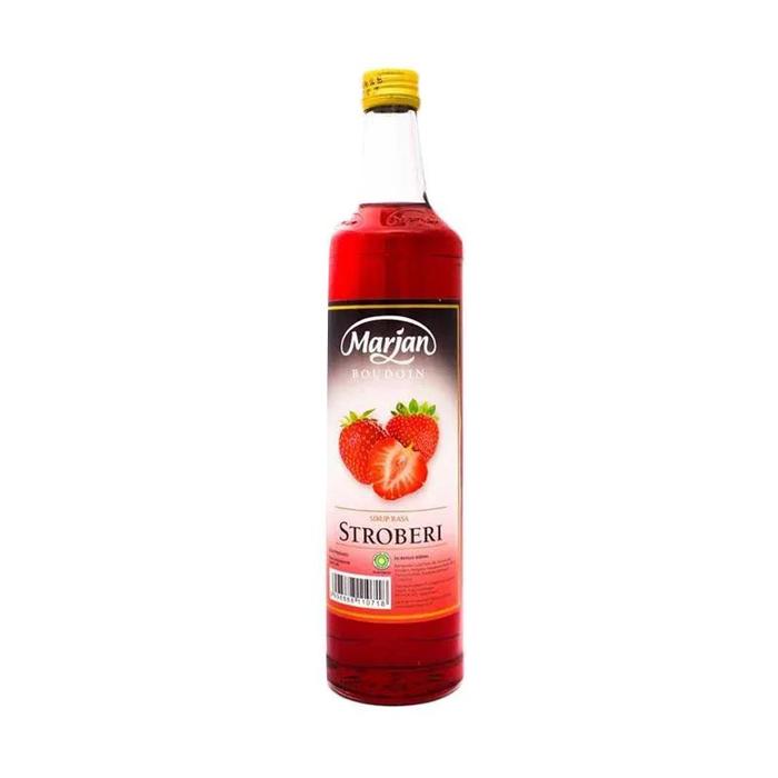 Gambar Sirup Marjan 450 ml Rasa Melon, Jeruk Cocopandan,Strawberry - Strawberi dari K_STORE59 undefined Tokopedia
