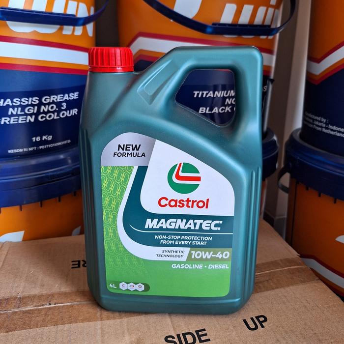 Gambar Oli Mesin CASTROL MAGNATEC 10W-40 (4 Liter) dari sugindo motor undefined Tokopedia