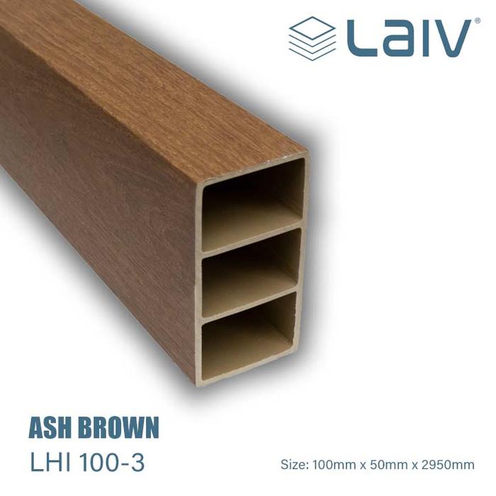 Gambar Partisi Hollow PVC 3 METER Kisi Kisi Sekat Ruangan Indoor Motif Kayu - LHI100-3 10X5CM dari Decorindo Perkasa undefined Tokopedia