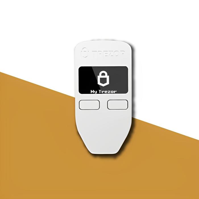 Gambar Trezor One Cryptocurrency Crypto Hardware Hard Wallet Dompet Bitcoin - White dari N-Crypt ID undefined Tokopedia