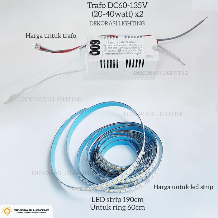 Gambar Trafo led strip cahaya 3warna untuk lampu dinding lampu gantung ring - Untuk Ring60cm, Trafo LED dari DEKORASI LIGHTING undefined Tokopedia