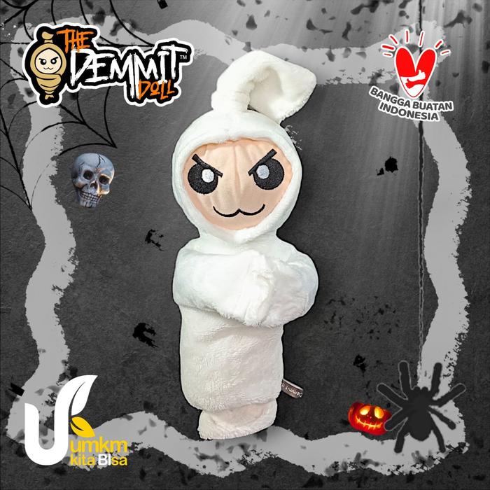 Gambar Boneka Pocong Lucu - The Demmit Doll - Biru dari The Demmit Store undefined 5 Tokopedia