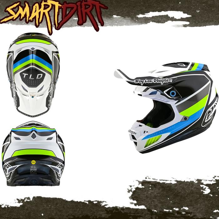 Gambar Helm cross TLD SE5 ece composite Reverb white blue Helm TLD SE5 ori - XS dari SMARTDIRT undefined Tokopedia