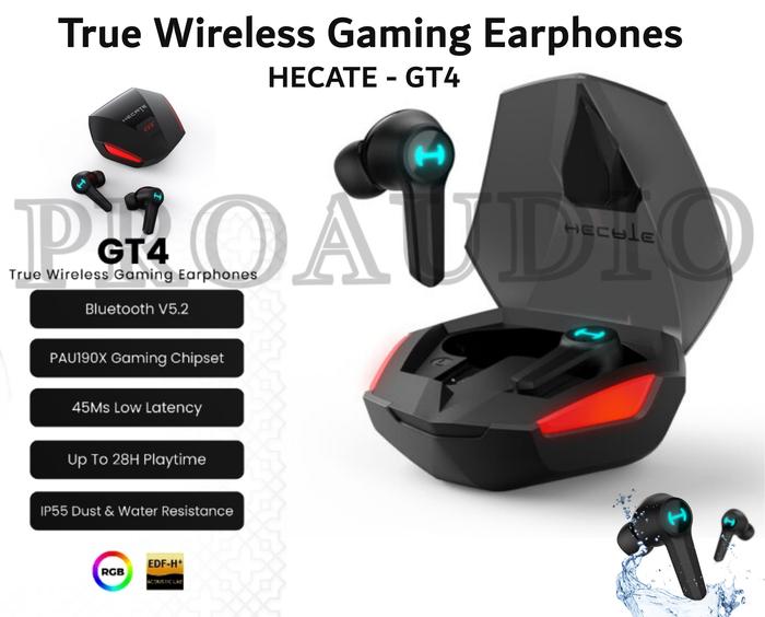 Gambar Earphone HECATE by EDIFIER GT4 / GT 4 / GT-4 True Wireless Gaming - Hitam dari Proaudio undefined Tokopedia