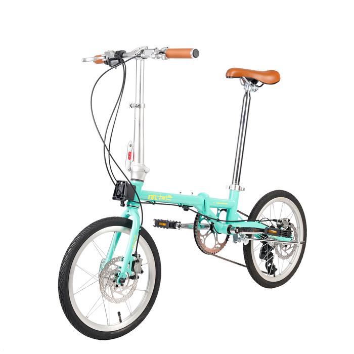 Gambar Element Folding / Sepeda Lipat Troy 8Sp 16Inch Pastel Edition - Turquoise dari ELEMENT BIKE INDONESIA undefined Tokopedia