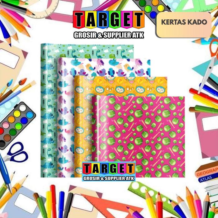 Gambar HEBAT KERTAS KADO SIDU / BUNGKUS MOTIF KARAKTER / GIFT WRAP BATIK - BATIK dari Elvin Collectionn undefined 5 Tokopedia