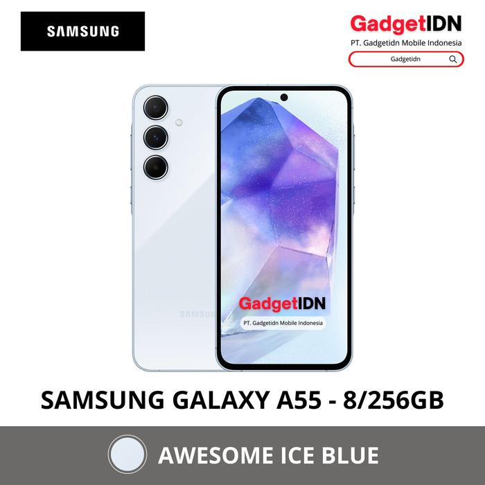 Gambar SAMSUNG GALAXY A55 5G 12/256GB 8/256GB GARANSI RESMI SAMSUNG INDONESIA - 8/256GB - BLUE, FREE 30 BONUS dari GadgetIDN undefined 5 Tokopedia