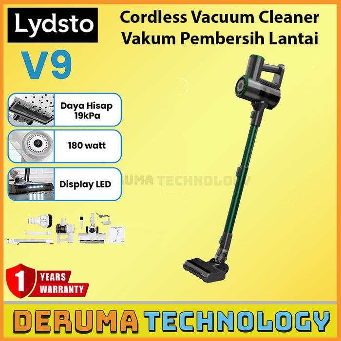 Gambar DEERMA VC01 5 MODE HANDHELD WIRELESS VACUUM CLEANER 8500Pa - LYDSTO V9 GRN dari DERUMA TECHNOLOGY OFFICIAL undefined Tokopedia