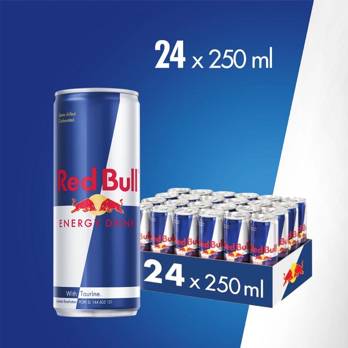 Gambar Red Bull Energy Drink, 250ml (24pack) dari Red Bull Indonesia Official Store undefined Tokopedia