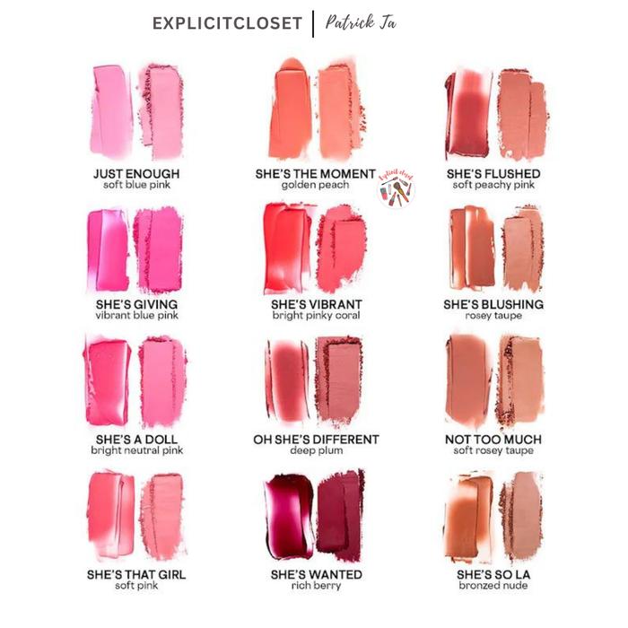 Gambar Patrick Ta Double Take Creme & Powder Blush - JUST ENOUGH dari explicitcloset undefined Tokopedia