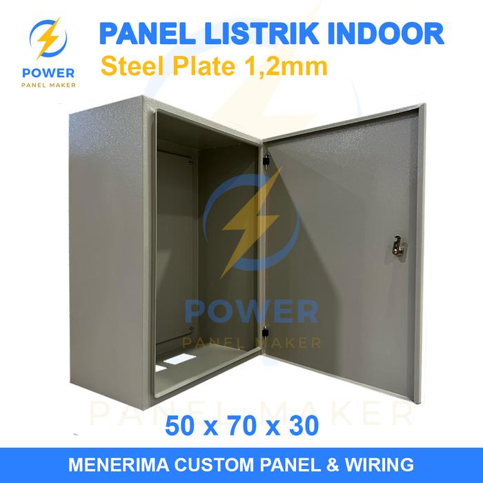 Gambar Box Panel Listrik Indoor 70x50x30 SPHC 1.2mm RAL 7032 - 50x70x30 dari Power Panel Maker undefined Tokopedia