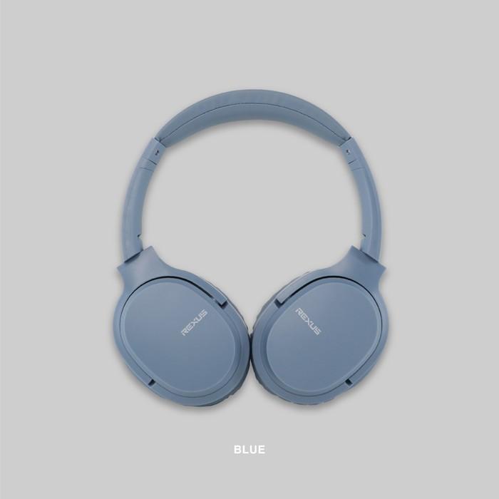 Gambar Headset REXUS Bluetooth & Wired + Micro SD M2 V5.3 With Mic - Blue dari Gaming Plus Store undefined Tokopedia