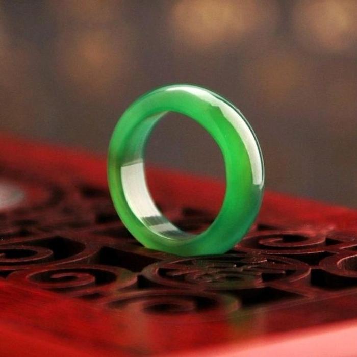 Gambar COD Cincin Pria Dan Wanita Batu Giok Asli Natural Jude Terlaris - Hijau, 6 dari mas Wellut undefined Tokopedia