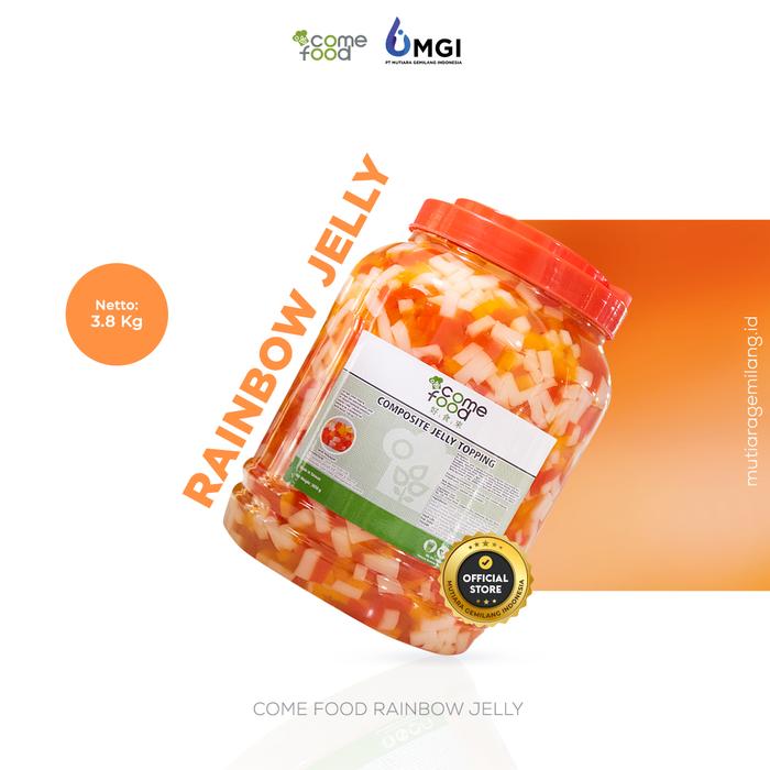 Gambar Topping Minuman Kekinian Premium Import - Rainbow Jelly dari Mutiaragemilang undefined Tokopedia