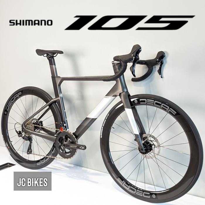 JAVA FUOCO TOP Aero UCI Carbon Hydraulic Roadbike 2x12 105 - White