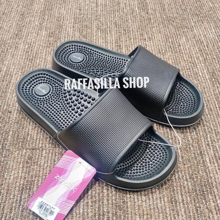 Gambar Sandal Pria Zandilac Sandal Laki-Laki Refleksi Original - Hitam, 44/45 dari Raffasilla store undefined Tokopedia