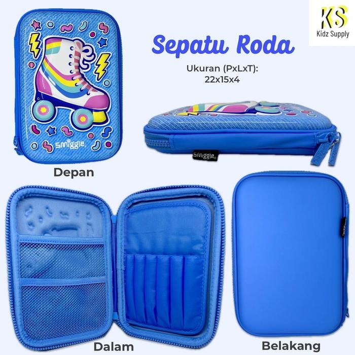 Gambar Pencil Case Smiggle Tempat Pensil Smiggle Kotak Pensil Anak Laki Laki - Sepatu Roda dari SURYONOTO STORE undefined Tokopedia