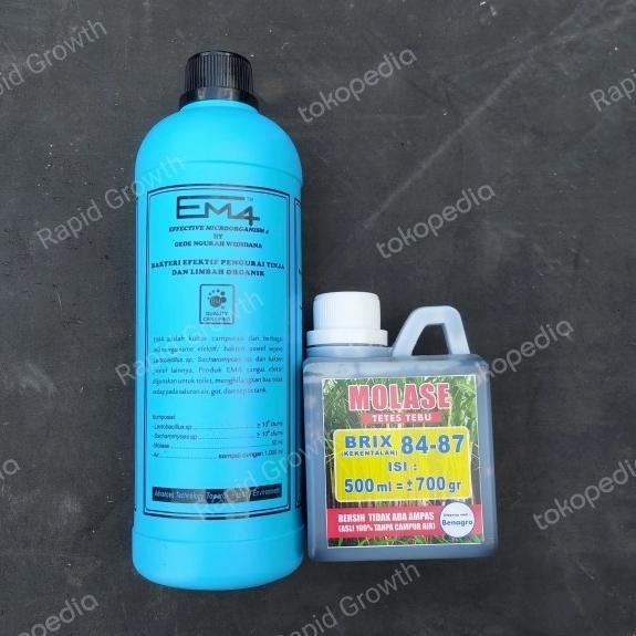 Jual PAKET : EM4 Limbah 1L + Molase 500ml ( -/+ 700 gr ) - Kota Bekasi ...