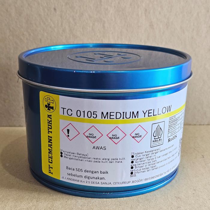 Gambar Tinta Offset TC 0105 Mediun Yellow Cemani Tuka tinta cetak dari Paperplus eshop undefined Tokopedia