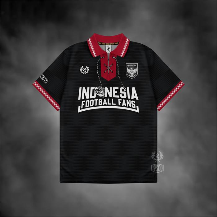 Gambar jersey vintage timnas series/ jersey indonesia football fans retro - JR-26 FTBL FANS, L dari darkfull id undefined Tokopedia