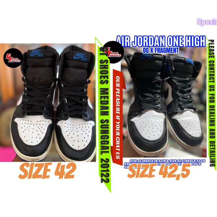 Sepatu Jordan Black Size Jordan High Union LA Black Toe Senikersku