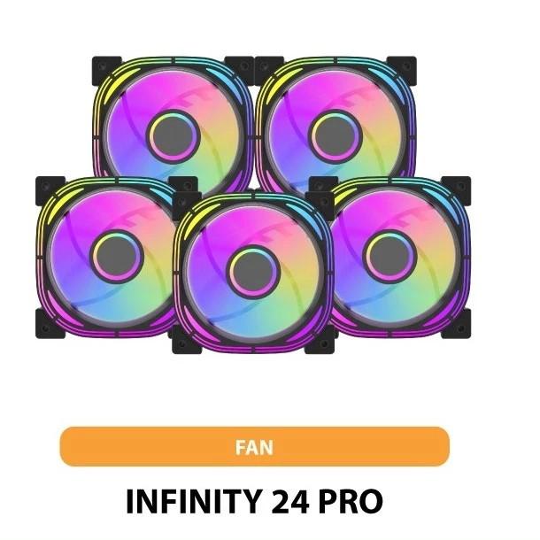 Gambar FAN CASING DARKFLASH INFINITY 24 ARGB 5 FAN PACK 5IN1 - Hitam dari STAR17 COM Kota Administrasi Jakarta Selatan Tokopedia