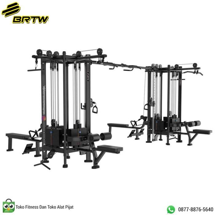Gambar BRTW PREMIUM 8 STACK MULTI STATION JUNGLE TF42/ EQUIPMENT FITNESS - Pembayaran Ke2 dari Toko Equipment Fitness.Jkt undefined Tokopedia