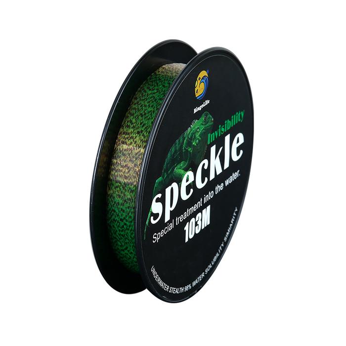 Gambar Senar Pancing Monofilamen 100m Bunglon Speckle Hijau Biru Fishing Line - Invisible spot, 0.8#0.15mm2.2kg dari bassombak undefined Tokopedia